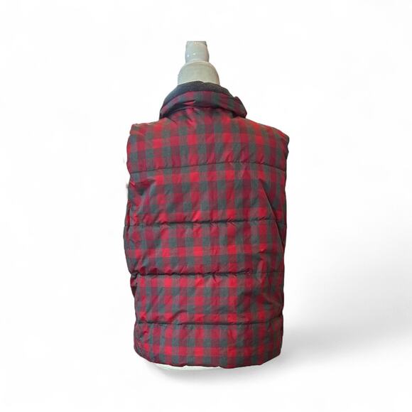 GAP Women's Plaid Full Zip Outdoor Padded Sleeveless Winter Vest  size L - Picture 5 of 9